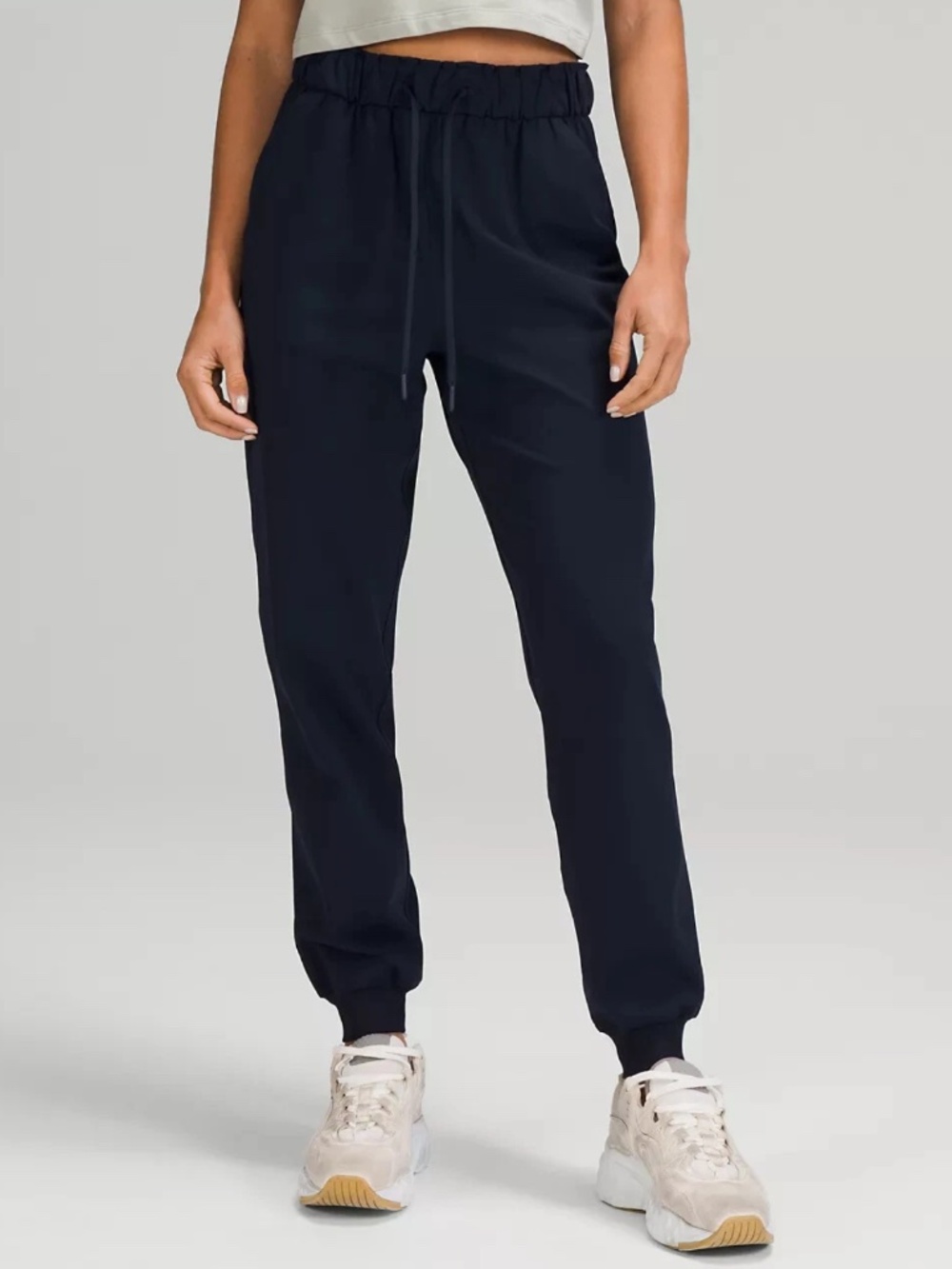 LULULEMON Lululemon Stretch High-Rise Jogger Pants Athletic Black Women’s US 8